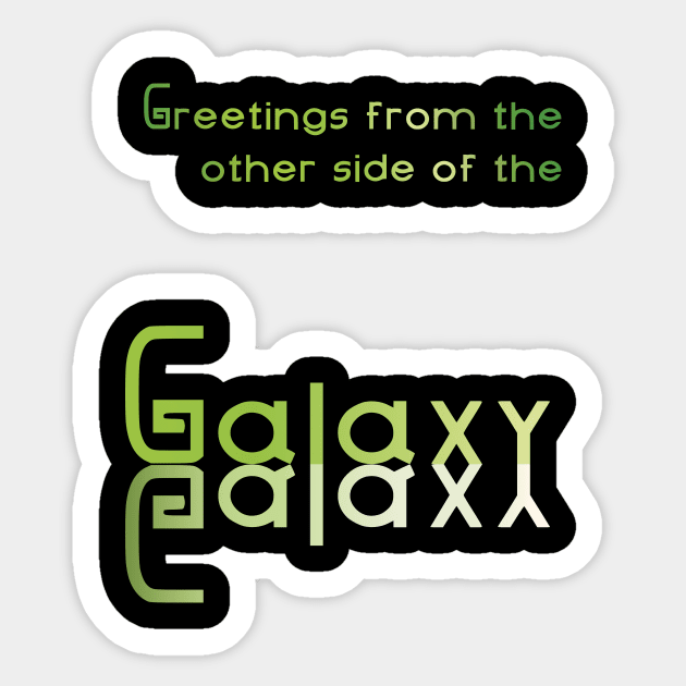 Other side of the galaxy Sticker by mypointink